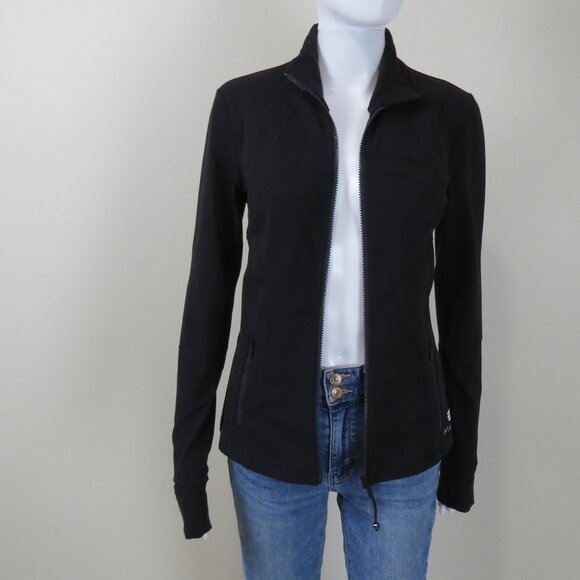 Lululemon Define Jacket SIZE 6 Black *Water Color FL* Monogram - Picture 10 of 16